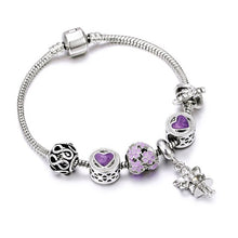 Load image into Gallery viewer, New Fashion Crystal Bangle Snake Chain Bracelet