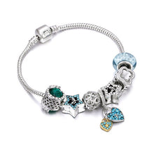 Load image into Gallery viewer, New Fashion Crystal Bangle Snake Chain Bracelet