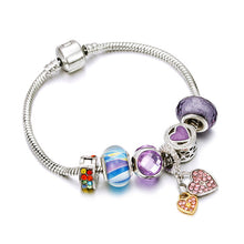 Load image into Gallery viewer, New Fashion Crystal Bangle Snake Chain Bracelet