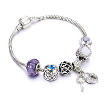 Load image into Gallery viewer, New Original Silver Color DIY Crystal Beaded Bracelets