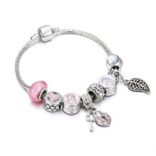 Load image into Gallery viewer, New Original Silver Color DIY Crystal Beaded Bracelets