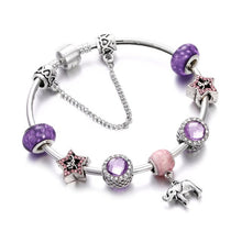 Load image into Gallery viewer, 16 Styles Summer Women Bracelets & Bangles DIY Crystal