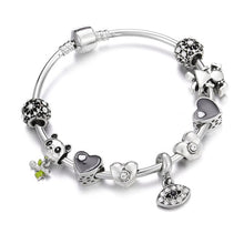 Load image into Gallery viewer, Charms Bracelets For Women Queen Jewelry Crown Pendant Silver