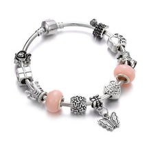 Load image into Gallery viewer, Charms Bracelets For Women Queen Jewelry Crown Pendant Silver