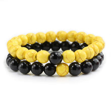 Load image into Gallery viewer, Natural Charm Stone Bead Bracelets Set For Women Men