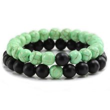 Load image into Gallery viewer, Natural Charm Stone Bead Bracelets Set For Women Men
