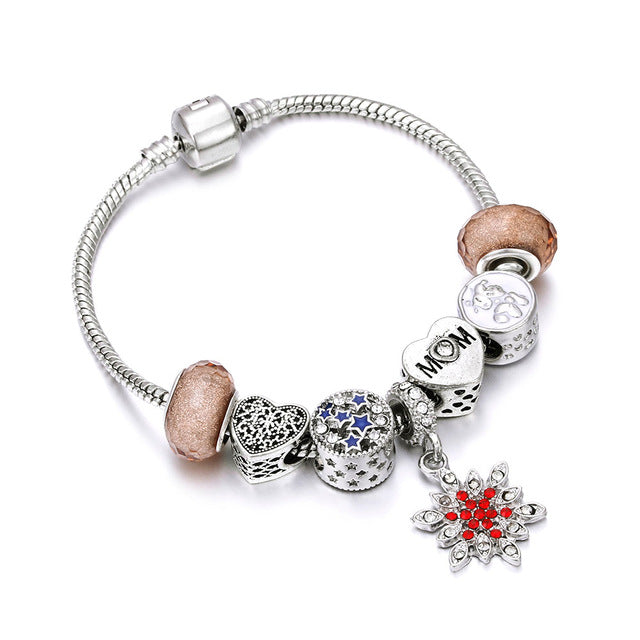 New Fashion Crystal Bangle Snake Chain Bracelet