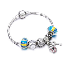 Load image into Gallery viewer, New Original Silver Color DIY Crystal Beaded Bracelets
