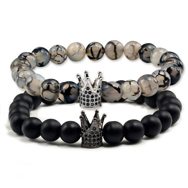 2pcs Fashion Natural Stone Bracelets