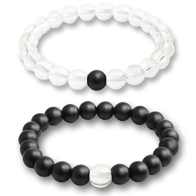 17 Style Tiger Eye Black Line Hematite Charm Bracelet Men