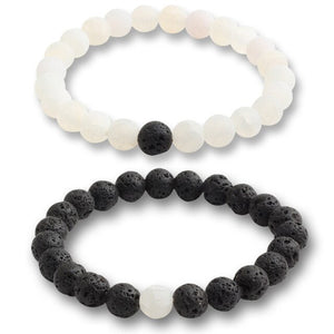 17 Style Tiger Eye Black Line Hematite Charm Bracelet Men
