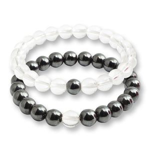 17 Style Tiger Eye Black Line Hematite Charm Bracelet Men