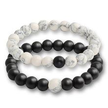Load image into Gallery viewer, 17 Style Tiger Eye Black Line Hematite Charm Bracelet Men
