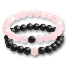 Load image into Gallery viewer, 17 Style Tiger Eye Black Line Hematite Charm Bracelet Men
