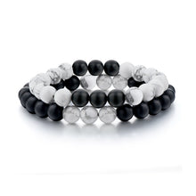 Load image into Gallery viewer, 2pcs/set Couple Distance Bracelets YinYang Beaded Bracelet Women Men
