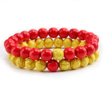 Load image into Gallery viewer, Natural Charm Stone Bead Bracelets Set For Women Men
