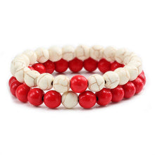 Load image into Gallery viewer, Natural Charm Stone Bead Bracelets Set For Women Men
