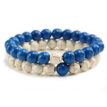 Load image into Gallery viewer, Natural Charm Stone Bead Bracelets Set For Women Men
